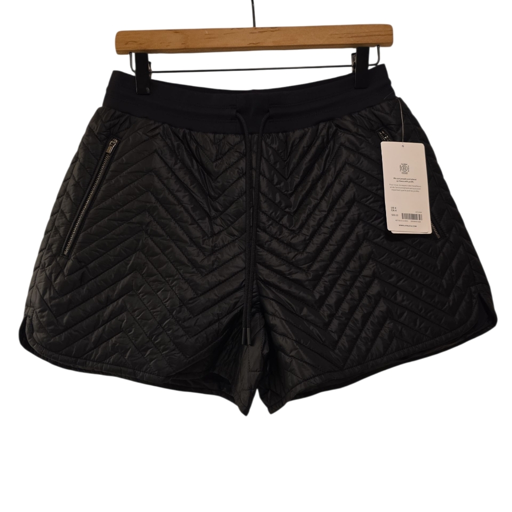 Athleta, NWT, Apres Ski Short, Elastic Waist W/Drawstring Tie, Pleaded, Women's4